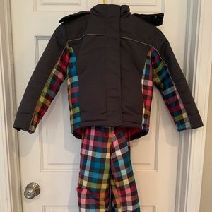 Girl Ski set- ski jacket and ski bib